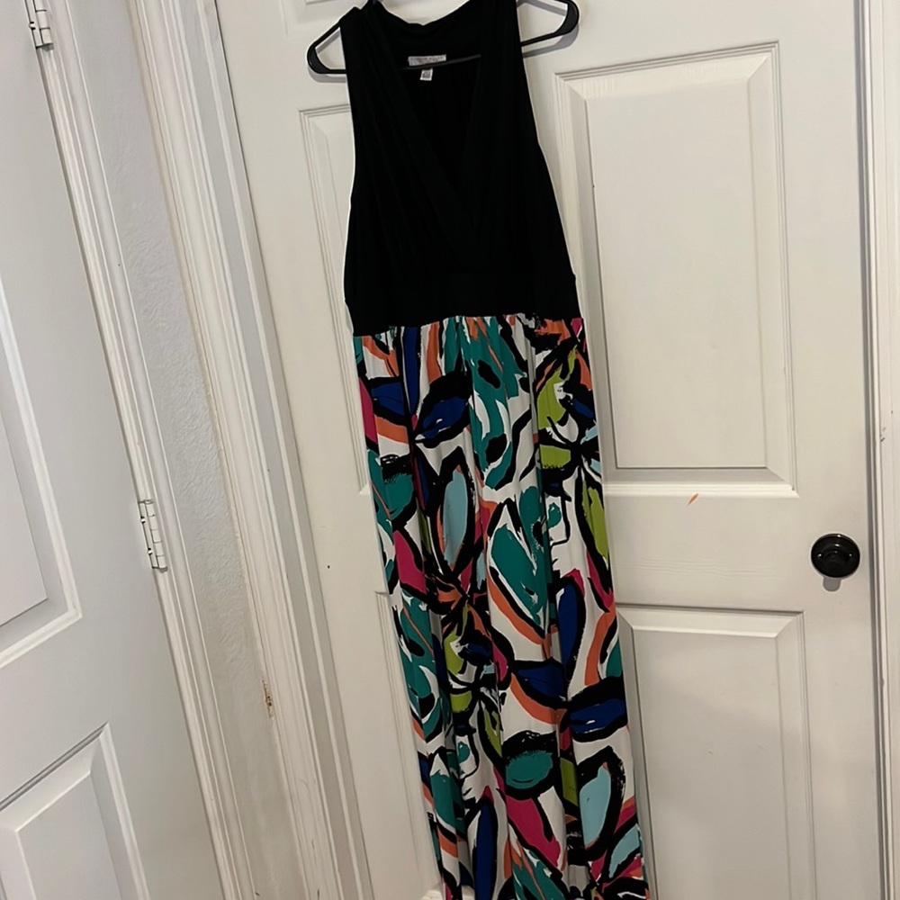 18W London Style Collection multicolor dress